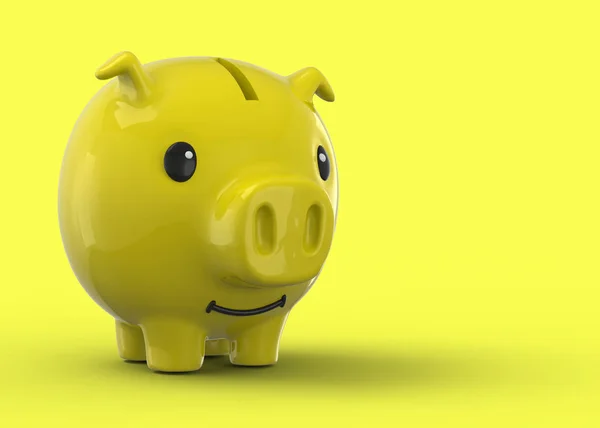 Pig Coin Bank - 3d — стоковое фото