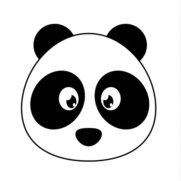 Icona panda — Foto Stock