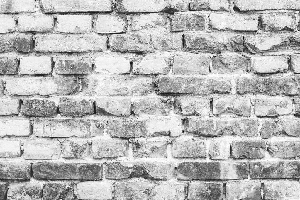 Old grey brick wall