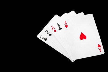 Poker kart seti kazanmak