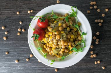 domates ile Türk nohut