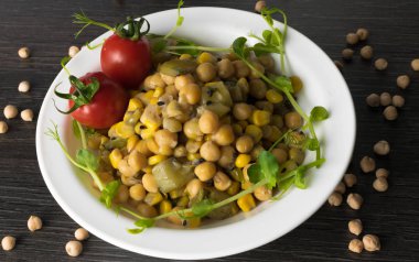 domates ile Türk nohut