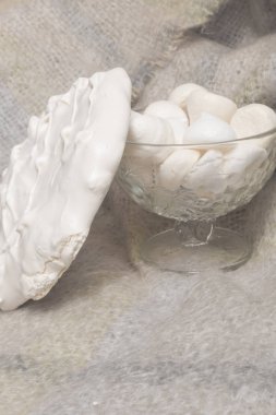 lezzetli uyumak merengues hassasiyet ekose üzerinde