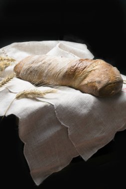 Ciabatta kulaklara çuval bezi ile