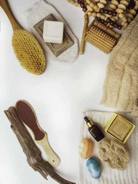 Zero waste home products for body care. Ecological products for woman. Zero Waste Lifestyle