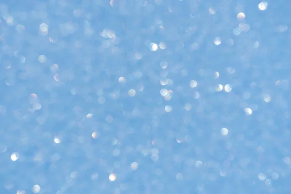 Blu Bokeh Astratto Gelo Luce Inverno Gelo Sfondo Ghiacciato Modello — Foto Stock