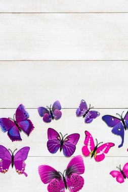 Kelebek dekorasyon ahşap tablo