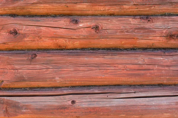 Trä loggar vägg bakgrund — Stockfoto