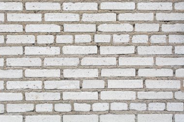 Tatlı beyaz tuğla duvar arka plan