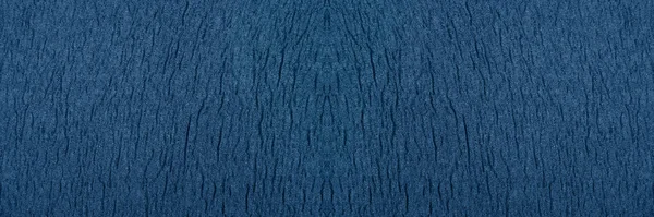 Класичний синій текстурований матеріал текстильного фону. Модний колір. Дизайн прапора — стокове фото