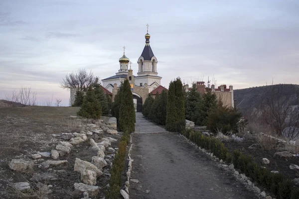 Christian pravoslavná církev v starém městě Orhei Moldavsko — Stock fotografie