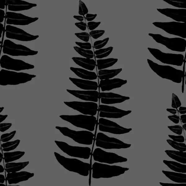 Σύγχρονη Αφηρημένη Αδιάλειπτη Μοτίβο Υδατογραφία Τροπικά Φύλλα Για Σχεδιασμό Υφασμάτων — Φωτογραφία Αρχείου