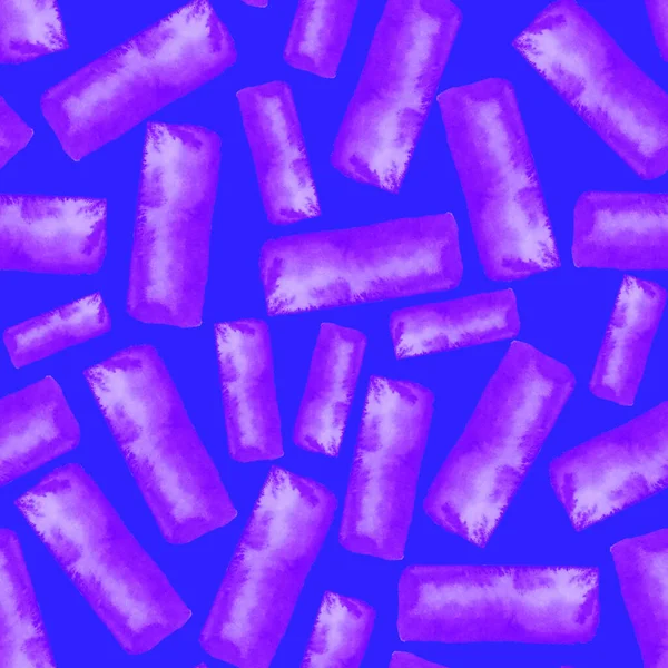 Aquarell Nahtlose Muster Mit Abstrakten Geometrischen Formen Bunte Textur Für — Stockfoto