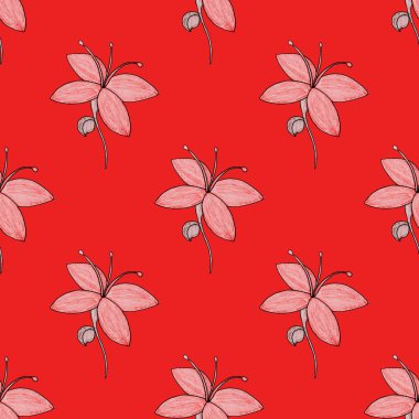 Etnik tarzda çiçekli, yaratıcı, kusursuz bir desen. Çiçek süsleme. Geleneksel şal deseni. Tekstil tasarım dokusu. Kabilesel etnik klasik dikişsiz desen. Asya sanatı.