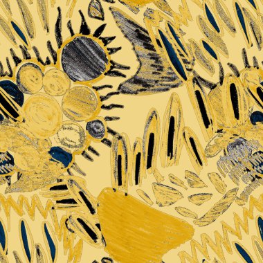 Güzel, parlak soyut elementlerle, yaratıcı, kusursuz bir desen. Her türlü tasarım için renkli bir doku. Grafik olarak soyut bir arkaplan. Çağdaş sanat. Moda modern tarzı.