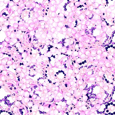 Zincirli suluboya desen. Elle çizilmiş metal mücevherli zarif moda baskısı. Klasik lüks yüzey tasarımı. Herhangi bir tasarım için suluboya süsleme.