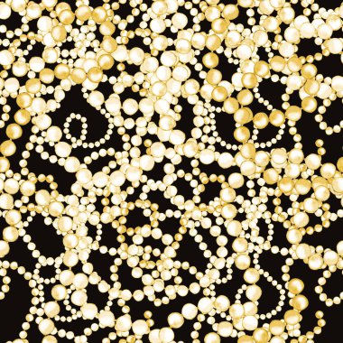 Zincirli suluboya desen. Elle çizilmiş metal mücevherli zarif moda baskısı. Klasik lüks yüzey tasarımı. Herhangi bir tasarım için suluboya süsleme.