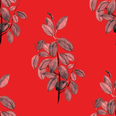 Modern tarzda palmiyeleri olan dikişsiz suluboya desen. Suluboya botanik tasarımı. Tropik renk baskısı. Egzotik tropik palmiye ağacı. Egzotik orman duvar kağıdı. Her amaç için harika bir tasarım.