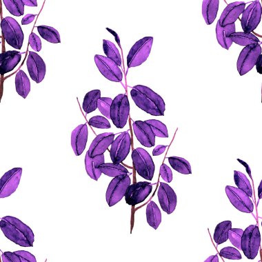 Modern tarzda palmiyeleri olan dikişsiz suluboya desen. Suluboya botanik tasarımı. Tropik renk baskısı. Egzotik tropik palmiye ağacı. Egzotik orman duvar kağıdı. Her amaç için harika bir tasarım.