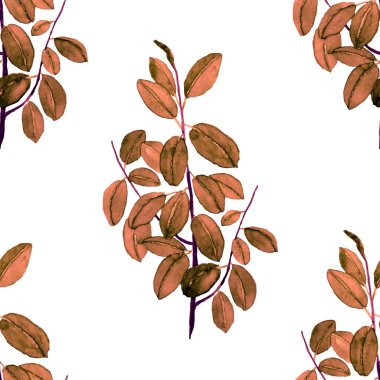 Modern tarzda palmiyeleri olan dikişsiz suluboya desen. Suluboya botanik tasarımı. Tropik renk baskısı. Egzotik tropik palmiye ağacı. Egzotik orman duvar kağıdı. Her amaç için harika bir tasarım.