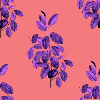 Modern tarzda palmiyeleri olan dikişsiz suluboya desen. Suluboya botanik tasarımı. Tropik renk baskısı. Egzotik tropik palmiye ağacı. Egzotik orman duvar kağıdı. Her amaç için harika bir tasarım.