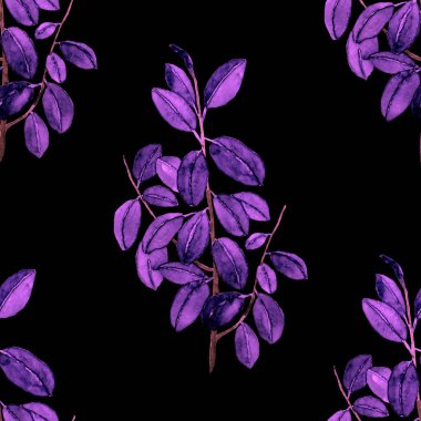 Modern tarzda palmiyeleri olan dikişsiz suluboya desen. Suluboya botanik tasarımı. Tropik renk baskısı. Egzotik tropik palmiye ağacı. Egzotik orman duvar kağıdı. Her amaç için harika bir tasarım.