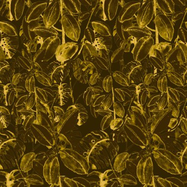 Modern tarzda palmiyeleri olan dikişsiz suluboya desen. Suluboya botanik tasarımı. Tropik renk baskısı. Egzotik tropik palmiye ağacı. Egzotik orman duvar kağıdı. Her amaç için harika bir tasarım.