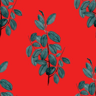 Modern tarzda palmiyeleri olan dikişsiz suluboya desen. Suluboya botanik tasarımı. Tropik renk baskısı. Egzotik tropik palmiye ağacı. Egzotik orman duvar kağıdı. Her amaç için harika bir tasarım.