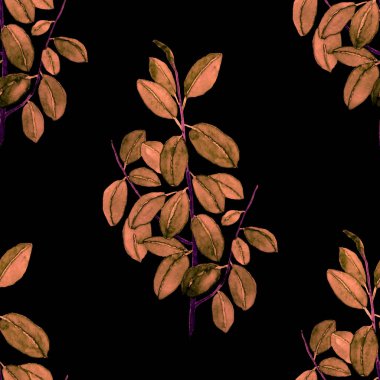 Modern tarzda palmiyeleri olan dikişsiz suluboya desen. Suluboya botanik tasarımı. Tropik renk baskısı. Egzotik tropik palmiye ağacı. Egzotik orman duvar kağıdı. Her amaç için harika bir tasarım.