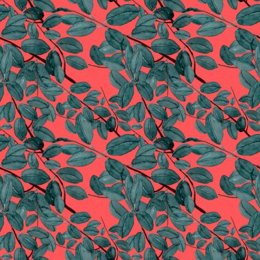 Modern tarzda palmiyeleri olan dikişsiz suluboya desen. Suluboya botanik tasarımı. Tropik renk baskısı. Egzotik tropik palmiye ağacı. Egzotik orman duvar kağıdı. Her amaç için harika bir tasarım.