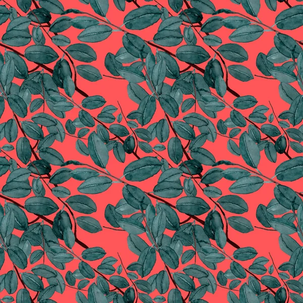 Modern tarzda palmiyeleri olan dikişsiz suluboya desen. Suluboya botanik tasarımı. Tropik renk baskısı. Egzotik tropik palmiye ağacı. Egzotik orman duvar kağıdı. Her amaç için harika bir tasarım.