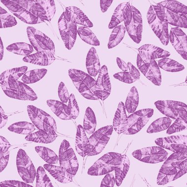 Tekstil tasarımı için suluboya tropikal yaprakları ve çiçekleri olan modern, soyut, dikişsiz desen. Geçmişe dönük parlak yaz geçmişi. Orman yaprakları çizimi. Mayo botanik tasarımı. Antika egzotik baskı.