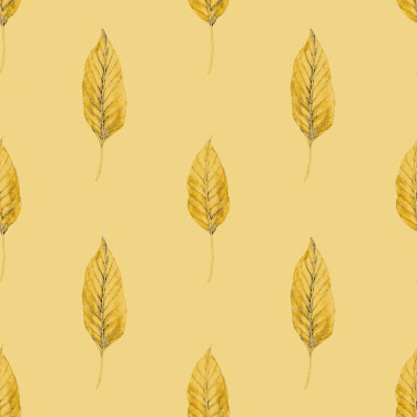 Tekstil tasarımı için suluboya tropikal yaprakları ve çiçekleri olan modern, soyut, dikişsiz desen. Geçmişe dönük parlak yaz geçmişi. Orman yaprakları çizimi. Mayo botanik tasarımı. Antika egzotik baskı.