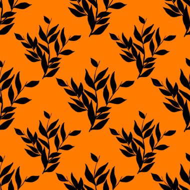 Tekstil tasarımı için suluboya tropikal yaprakları ve çiçekleri olan modern, soyut, dikişsiz desen. Geçmişe dönük parlak yaz geçmişi. Orman yaprakları çizimi. Mayo botanik tasarımı. Antika egzotik baskı.