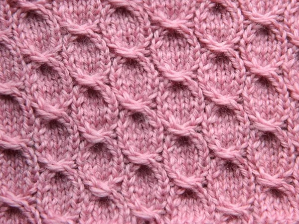 Örgü pembe desen