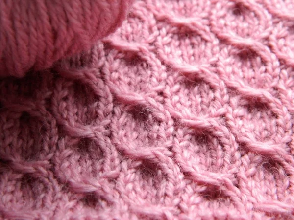 Örgü pembe desen