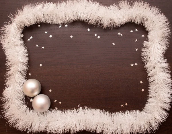 Yeni yıl ve Noel arka plan, metin için yer ile