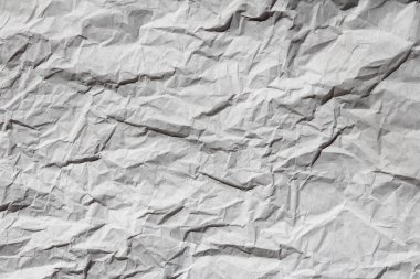 Kırılmış beyaz kağıt doku arka planı. Hazineler ve çizikler. Eski harf şablonu. Paketler ve paketler için el işi kağıtları. Paketleme işlemi.