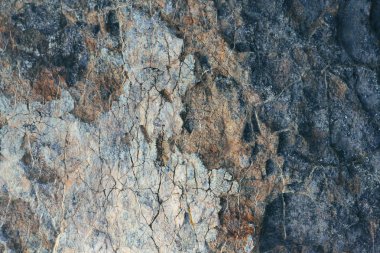 Beton duvar dokusu arka planı. Doğal taşlar. Binanın ön cephesi. Dekoratif alçı. Evin dışı..