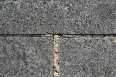 Beton duvar dokusu arka planı. Doğal taşlar. Binanın ön cephesi. Dekoratif alçı. Evin dışı..