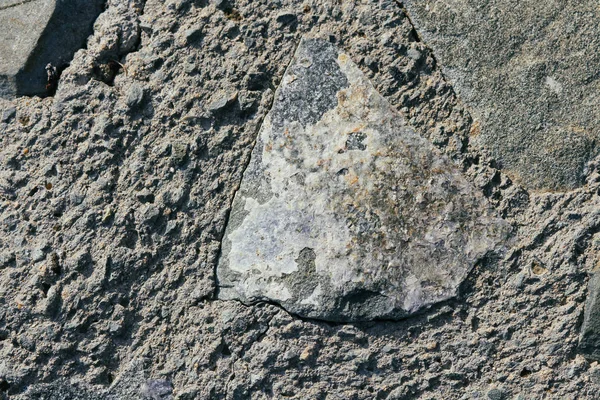 Τσιμεντένια Υφή Τοίχου Φόντο Φυσικές Πέτρες Πρόσοψη Του Κτιρίου Διακοσμητικός — Φωτογραφία Αρχείου