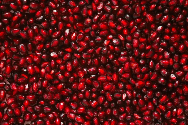 Graines Rouges Fraîches Grenade Modèle Alimentaire Texture Fond Super Aliment Images De Stock Libres De Droits