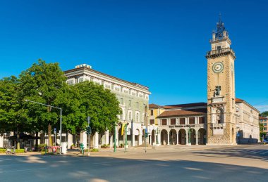 Bergamo, İtalya: Ana caddenin Bergamo, görünümü
