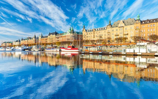 스웨덴 수도 스톡홀름, 스웨덴: 도시 풍경 — 스톡 사진