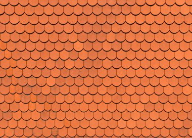 Turuncu bir çatı kiremit doku, arka plan