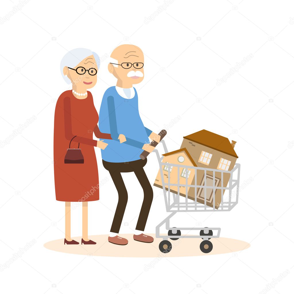 Seniors Couple Buying a Home