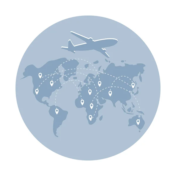Air Cargo значок — стоковый вектор