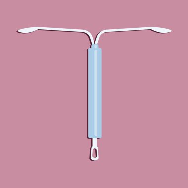 Intrauterine aygıt simgesini