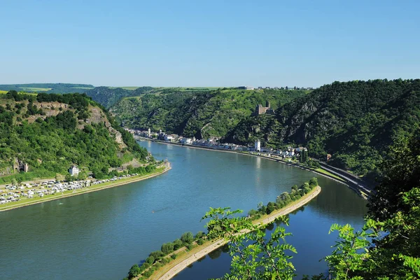 Patrimonio de la Humanidad Valle del Rin Medio en el Loreley —  Fotos de Stock