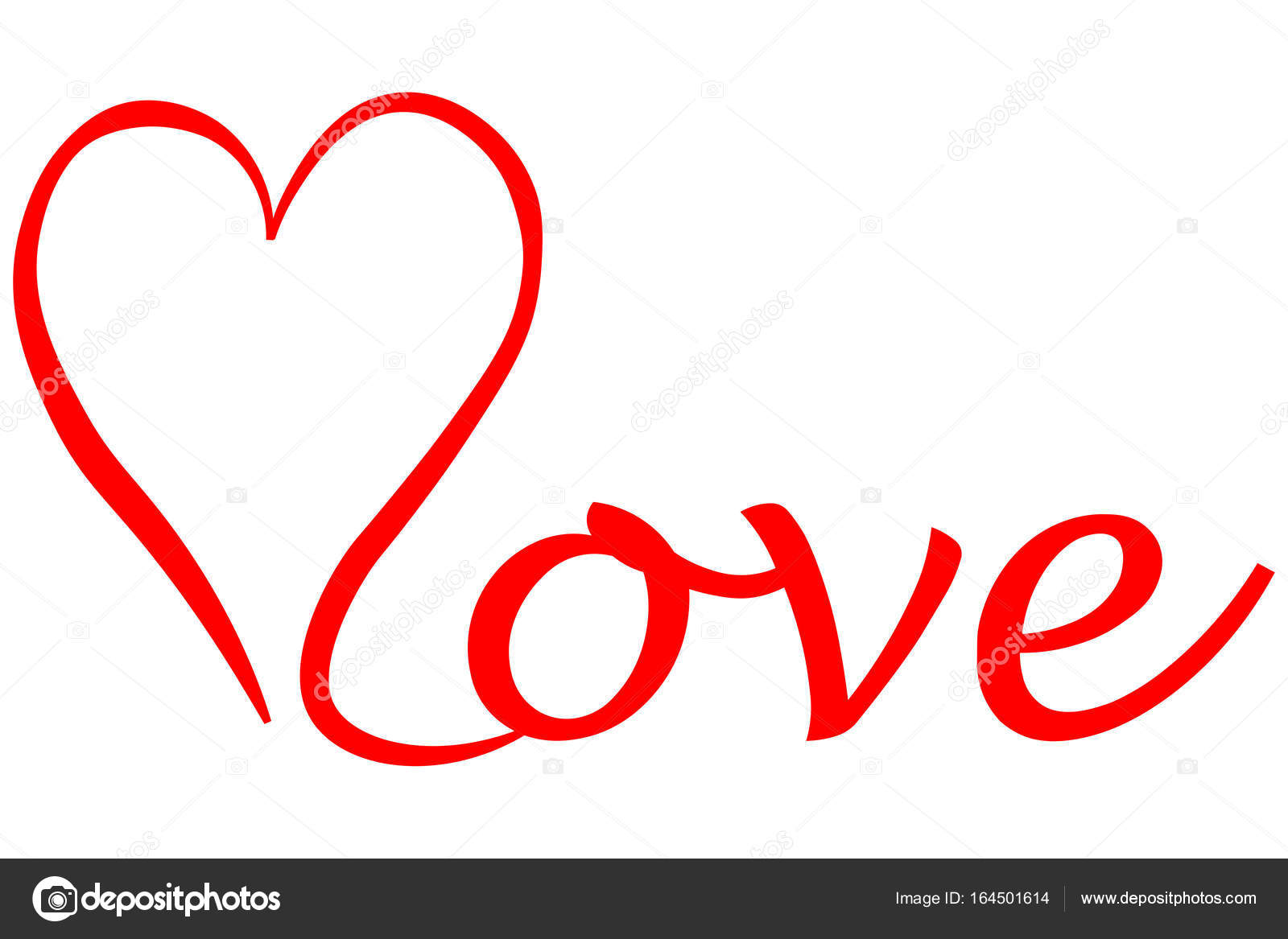 Heart and Love Symbol and Text Stock Photo by ©schneiderfoto 164501614